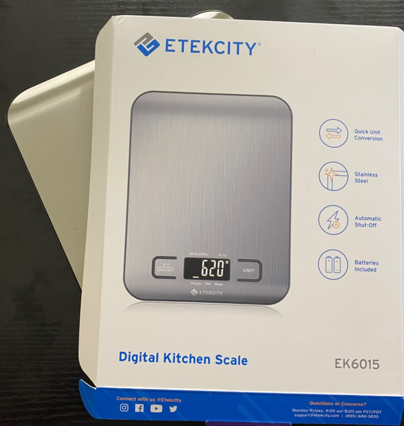 Etekcity Food Kitchen Scale, Digital Grams and Ounces for Weight Loss, Baking, Cooking, Keto and ... | Amazon (US)