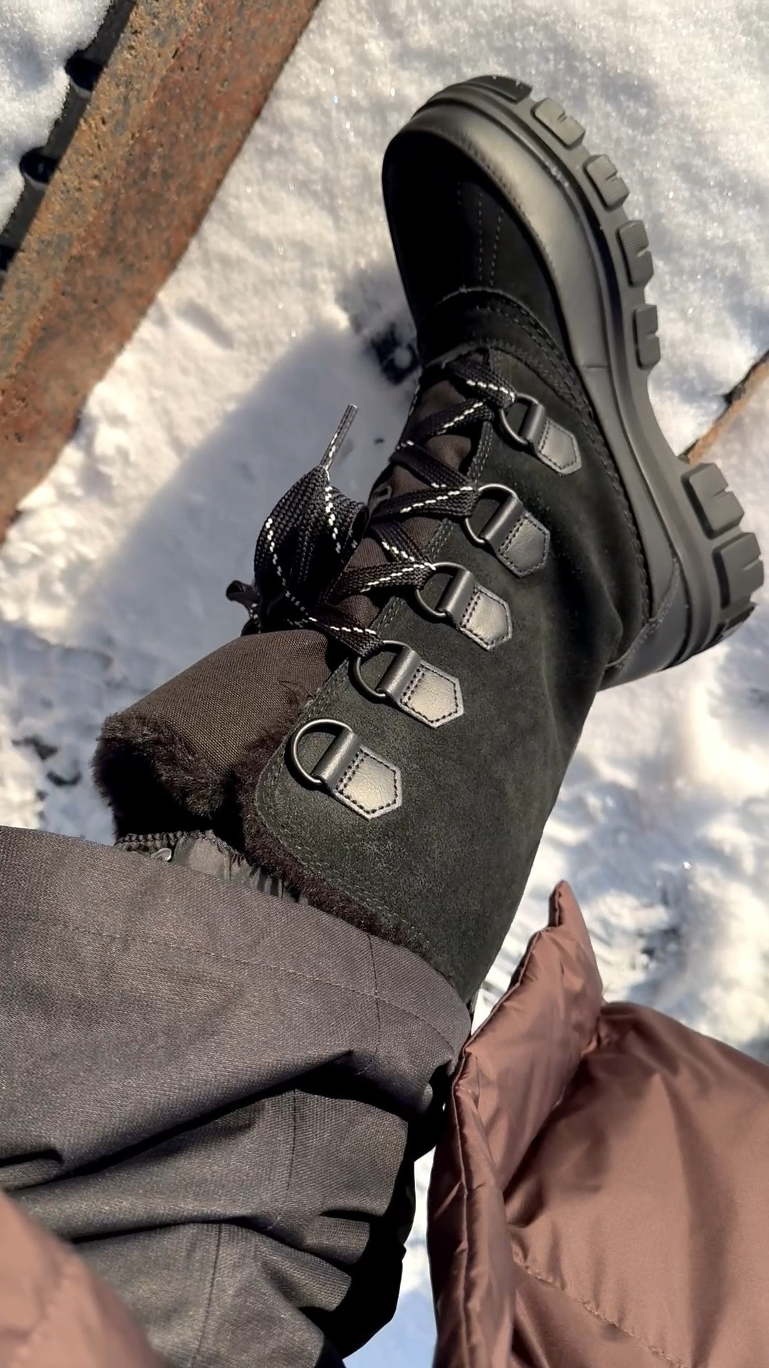 Cozy faux fur lined waterproof snow boots with a sturdy lug sole - great for super cold winter days and icy conditions 

#LTKSeasonal