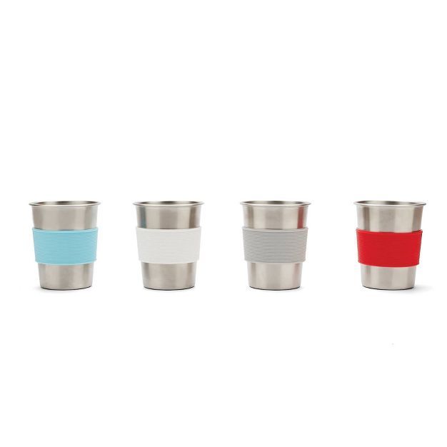 Red Rover 10oz 4pk Stainless Steel Kids Tumbler Cups | Target