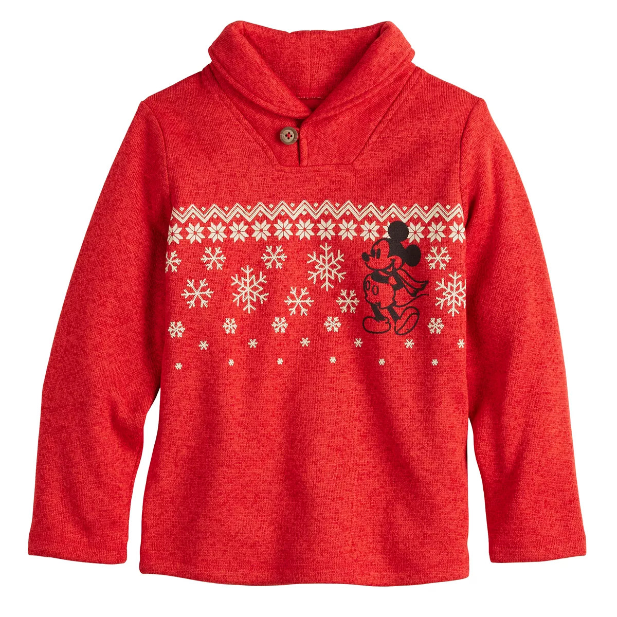 Disney's Mickey Mouse Boys 4-12 Shawl Collar Holiday Sweater by Jumping Beans® | Kohl's