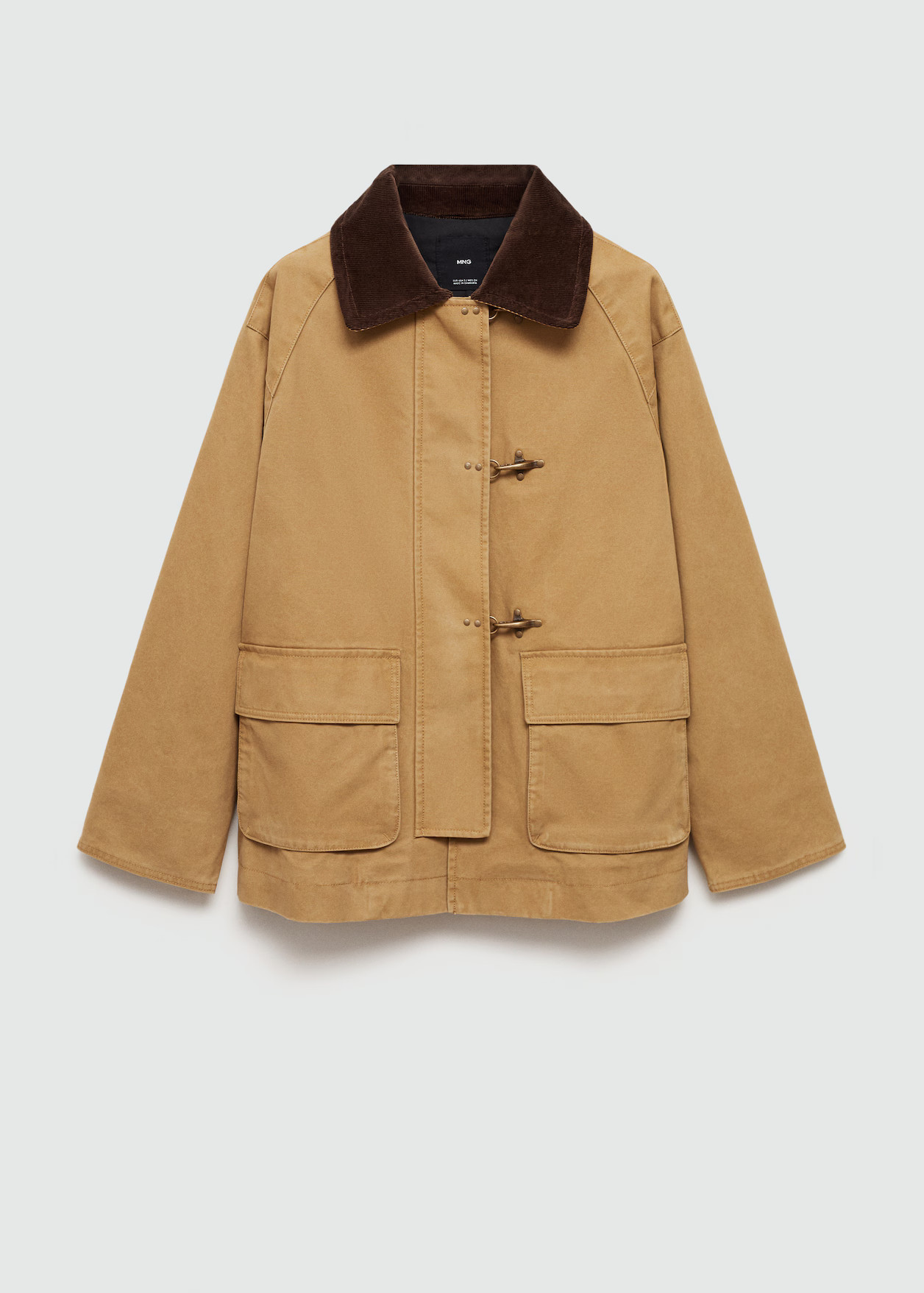 Pockets cotton parka - Woman | MANGO USA | MANGO (US)