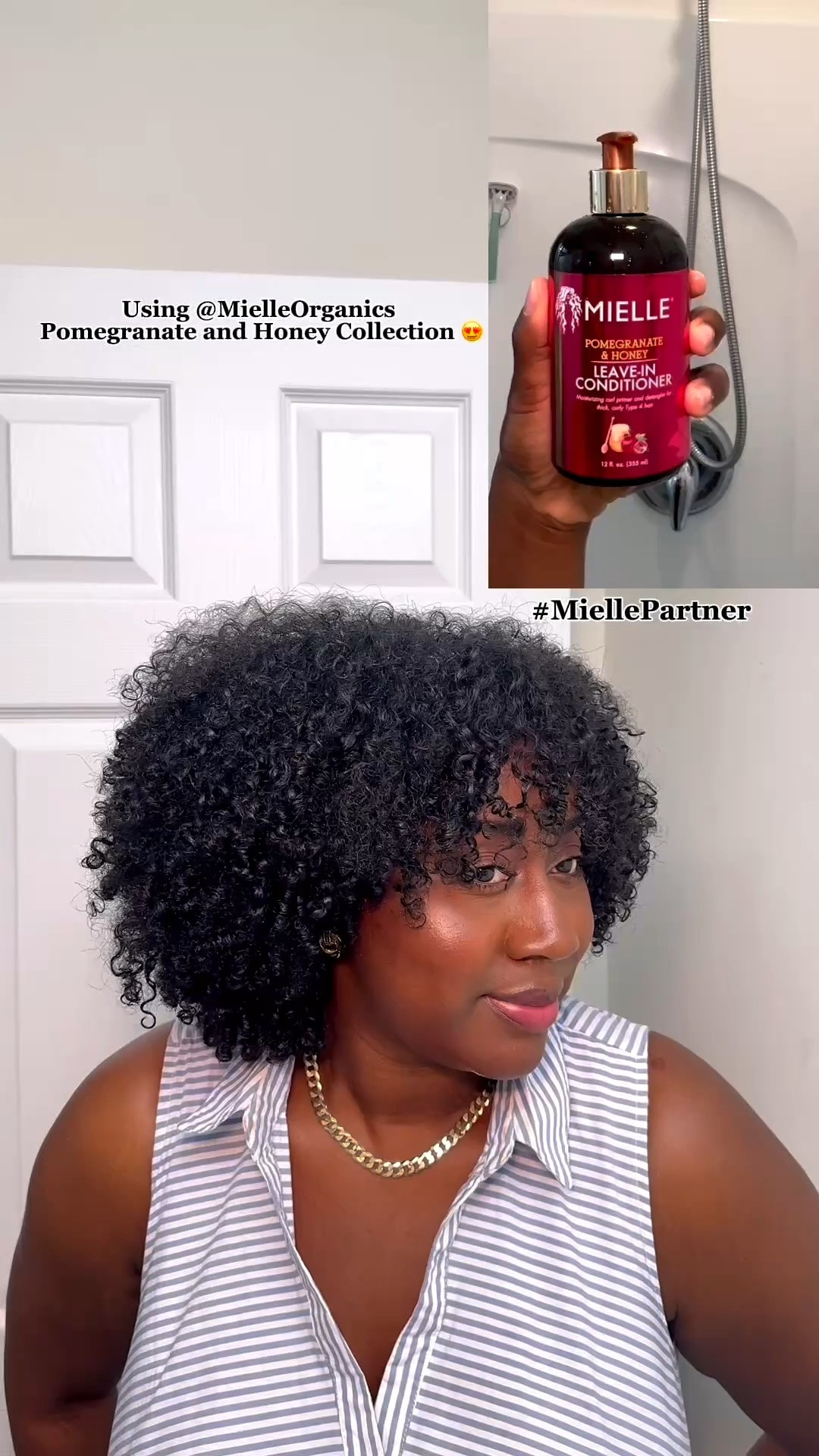 #AD #MiellePartner Hair is feeling like a cloud after using @mielleorganics Pomegranate and Honey Collection 😍✨