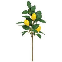 Fresh Picked Lemon 15"" Faux Fruit & Foliage Spray | Etsy (US)