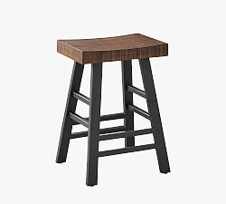 Griffin Reclaimed Wood Stool | Pottery Barn (US)