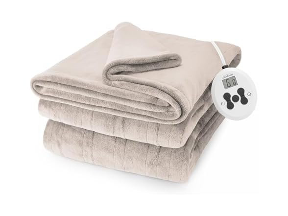 Royal Posh Champagne Heated Blanket | Woot!