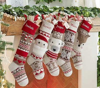 Classic Fair Isle Stocking Collection | Pottery Barn Kids