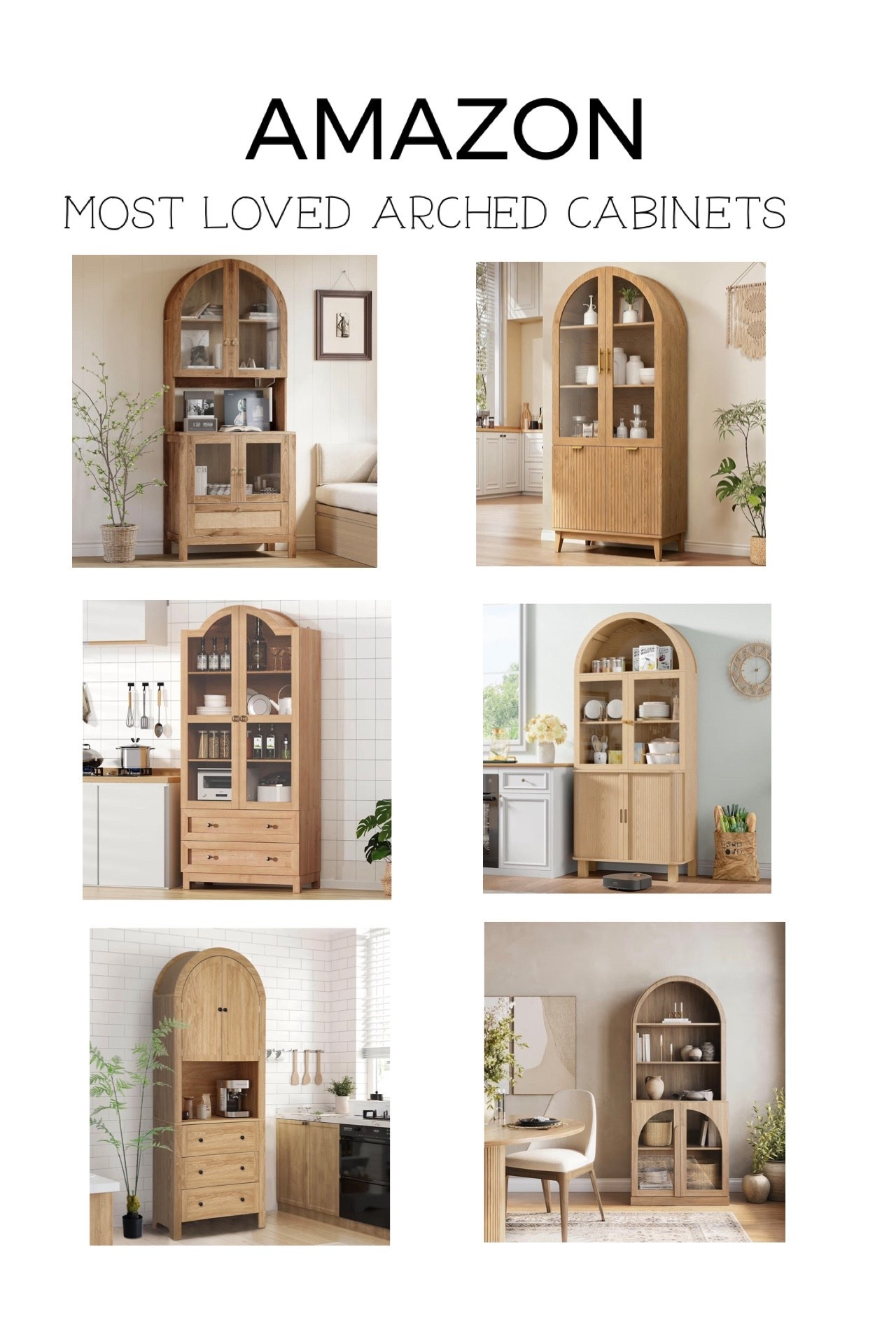 Natural
Arched Cabinets

#LTKHome