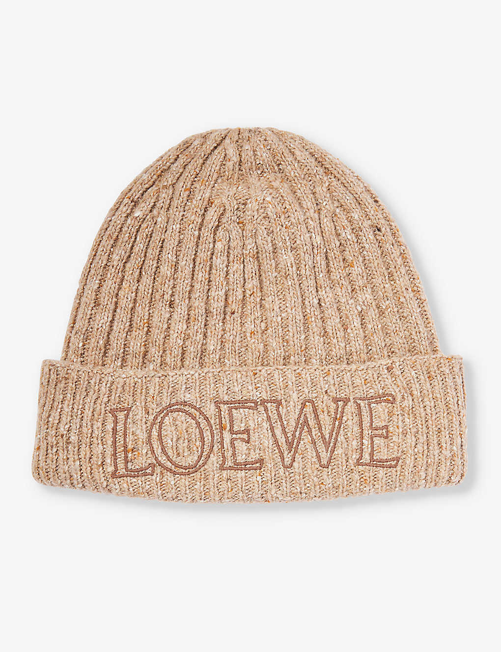 Logo-embroidered knitted wool-blend beanie | Selfridges