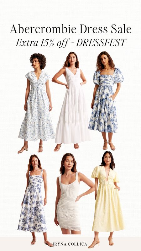 Abercrombie Dress Sale 

Summer Outfits
Summer dresses 
White dress 
Summer Dress
Maxi dress
Midi dress
Mini dress 
Summer outfits 
Convert outfits

#LTKStyleTip #LTKSaleAlert #LTKFamily