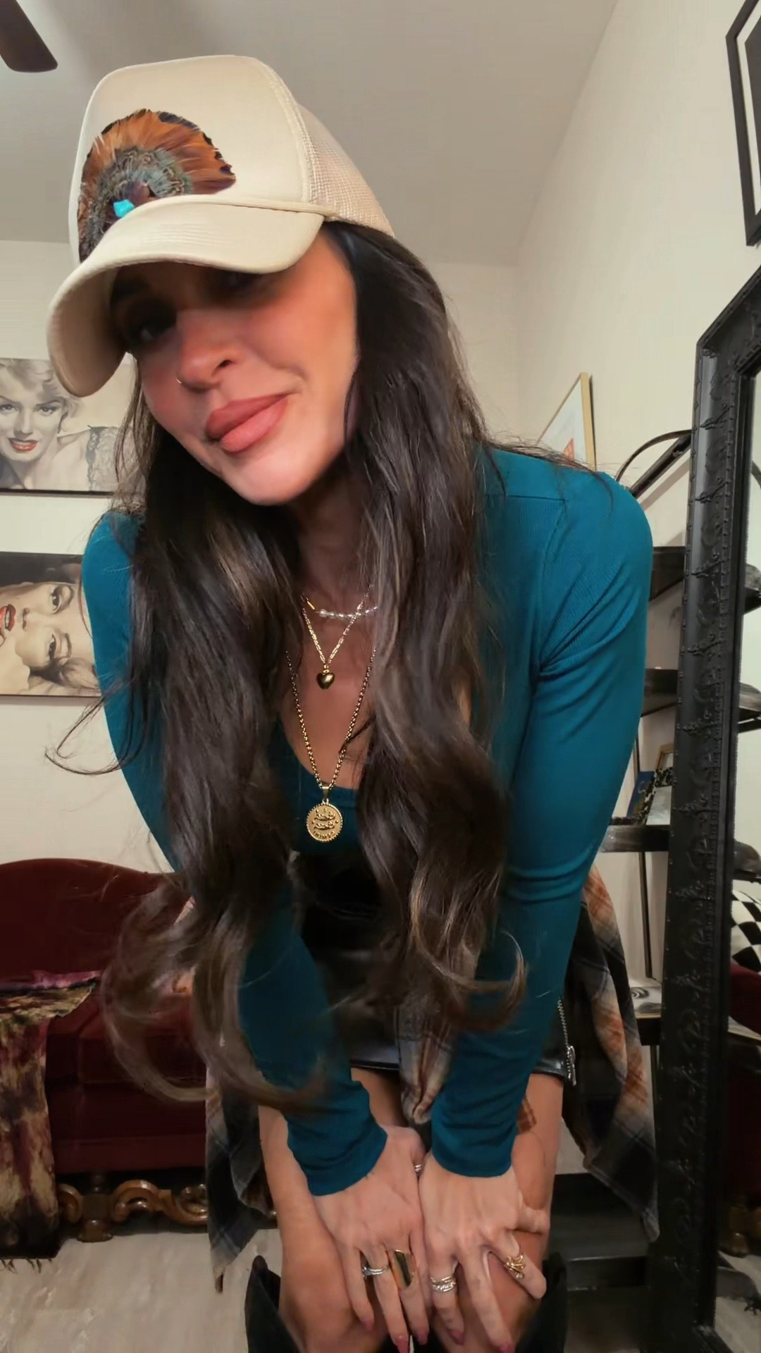 Fall outfit 
Spring outfit
Grwm
Cowboy boots
OOTD
Solid long sleeved top women’s
Gold jewelry
Women’s jewelry 

#LTKMidsize #LTKootd