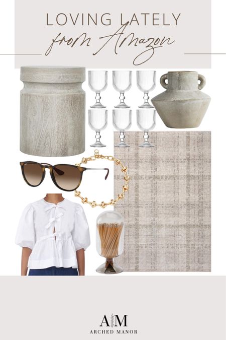 Loving Lately From Amazon

Home  home finds  home decor  glassware  modern  modern home  spring blouse  neutral decor  home favorites  sunglasses  arched manor  

#LTKSeasonal #LTKhome #LTKstyletip