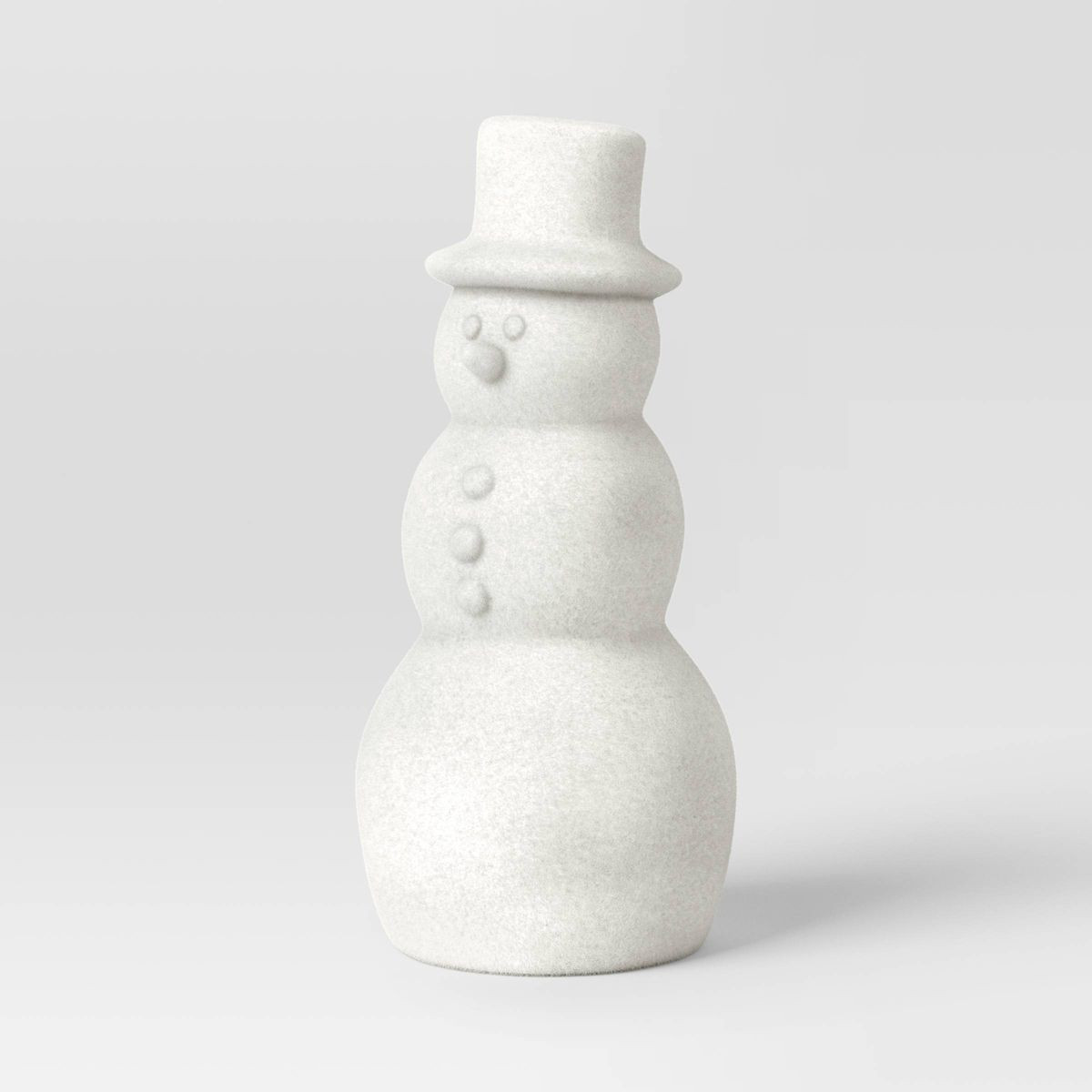 9" Flocked Snowman Figurine - Wondershop™ | Target