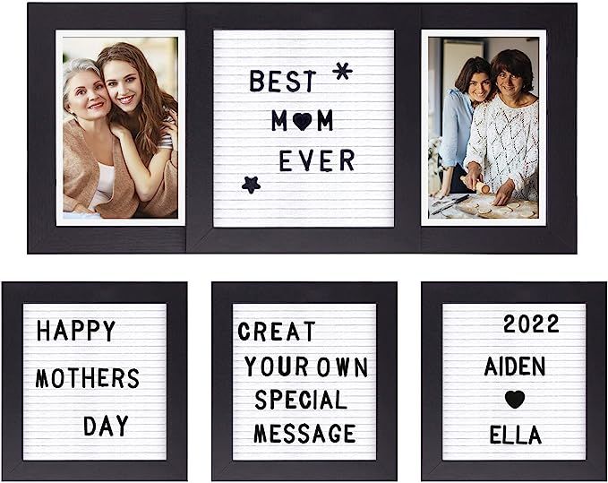 Mother Day Gift for Mom from Daughter 4x6'' Personalized Picture Frame Solid Wood Mom Birthday Gi... | Amazon (US)