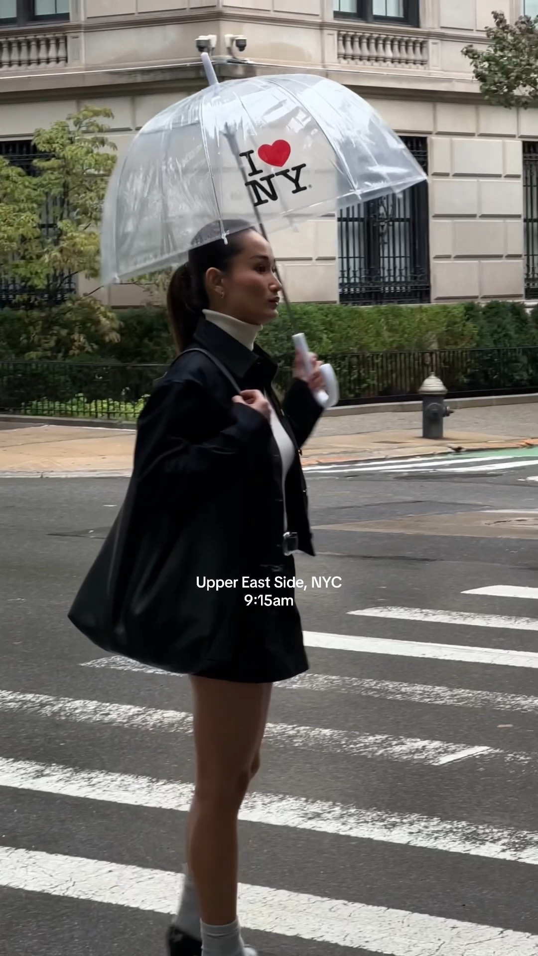 A nice fall rainy day outfit 😊! I’m obsessed with this black tote bag from Anthropologie! So chic and functional 

#LTKfindsunder100 #LTKstyletip