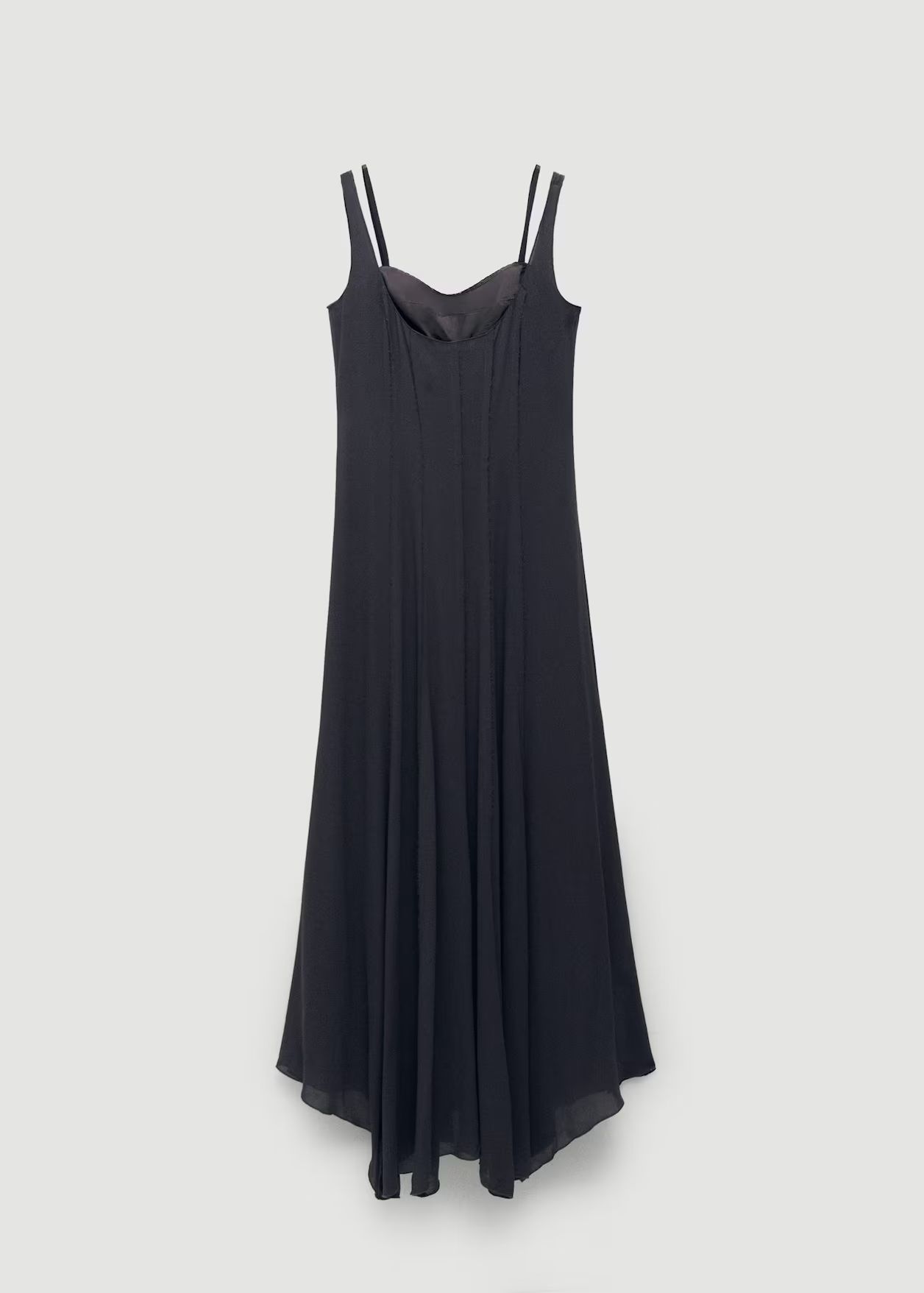 Corset dress with asymmetrical hem  -  Woman | Mango Canada | Mango Canada