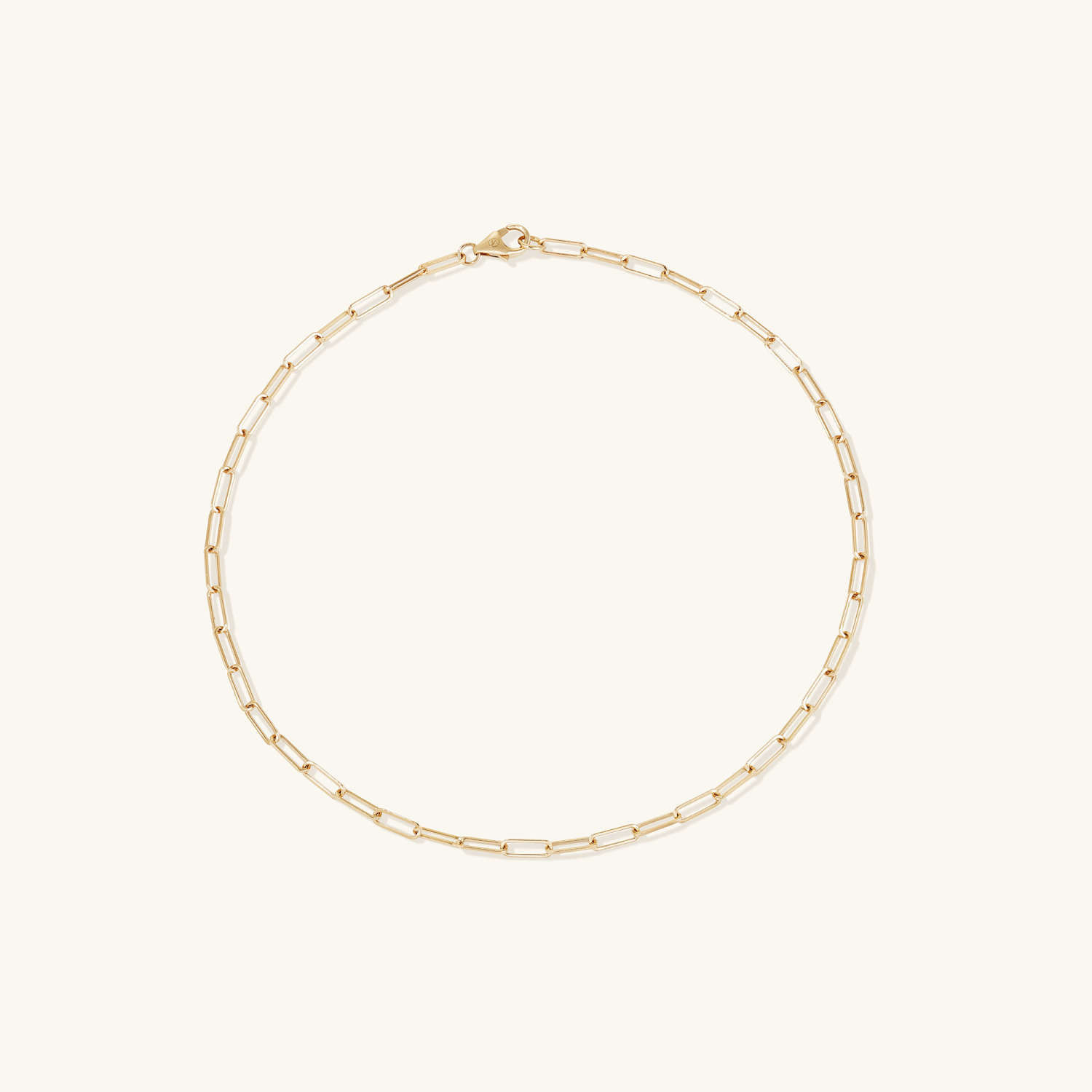 Boyfriend Bold Chain Anklet | Mejuri Fine Crew