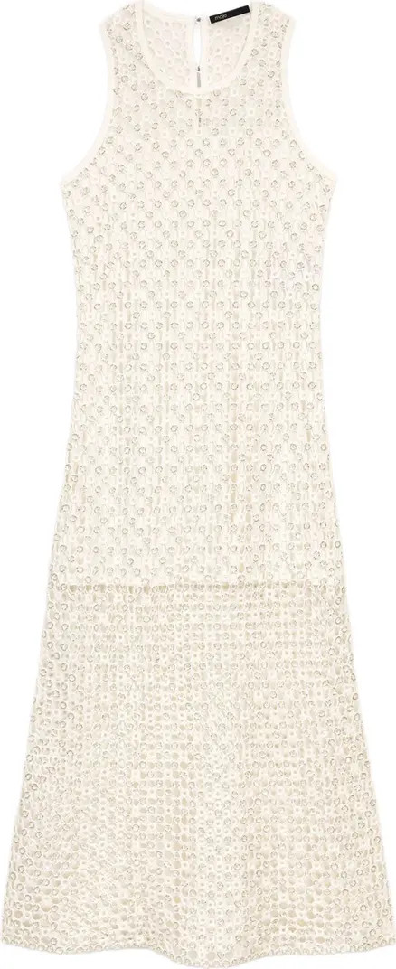 maje Beaded crochet maxi dress | Nordstrom | Nordstrom