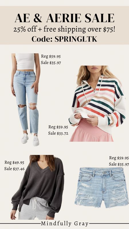 What I ordered from Aerie and American Eagle! 25% off + free shipping with code SPRINGLTK

#LTKSpringSale