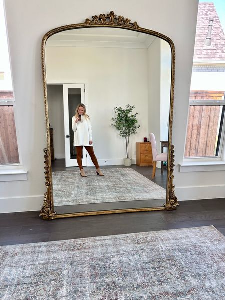 Home office update - anthro mirror, Amazon rug, Target faux tree, NSale outfit

#LTKxNSale #LTKxPrimeDay #LTKhome