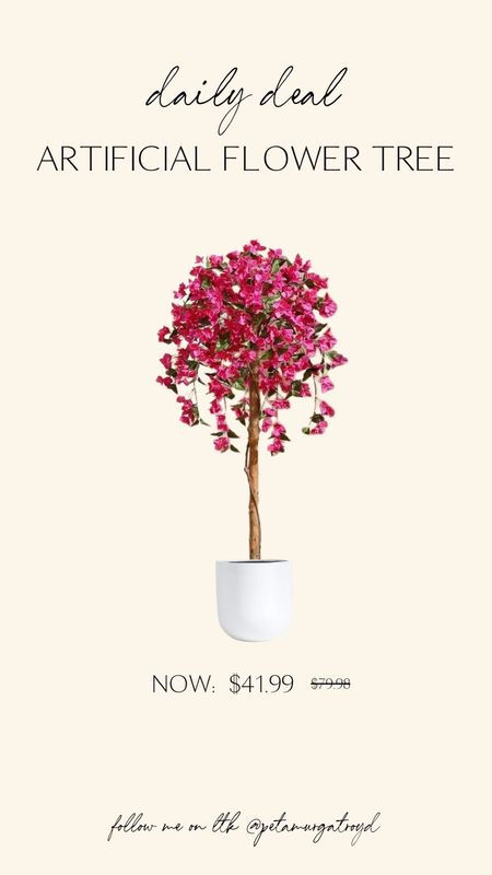 Love this indoor/outdoor artificial flower tree! On sale at Walmart!💕

#LTKFindsUnder50 #LTKSaleAlert #LTKHome