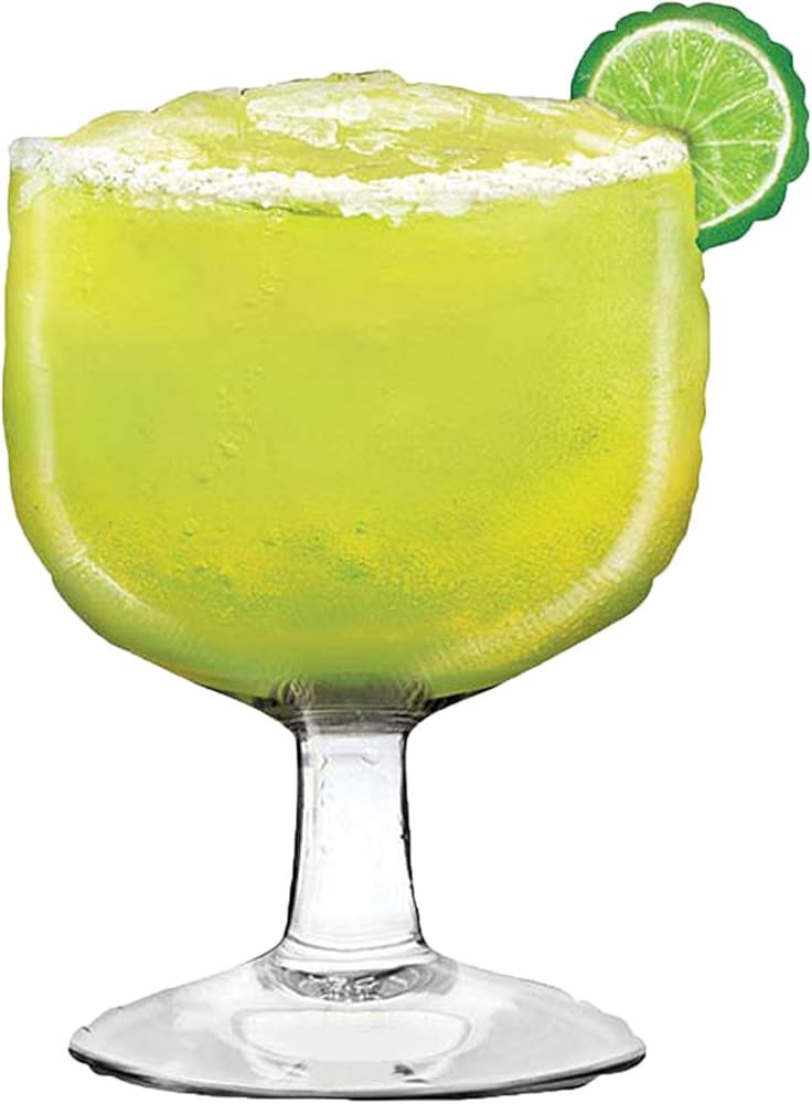 Realistic Margarita Glass Jumbo 40" Cinco de Mayo Fiesta Foil Party Balloon by Anagram | Amazon (US)