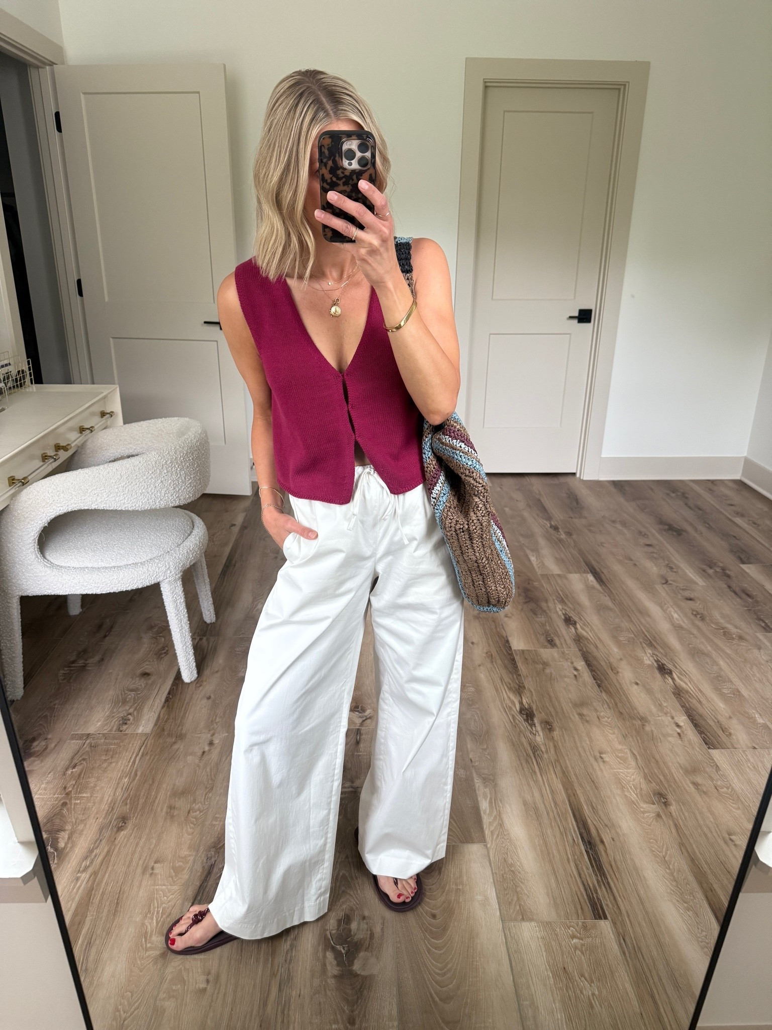 Wearing small sweater vest, small pants

#LTKOver40 #LTKSeasonal #LTKootd