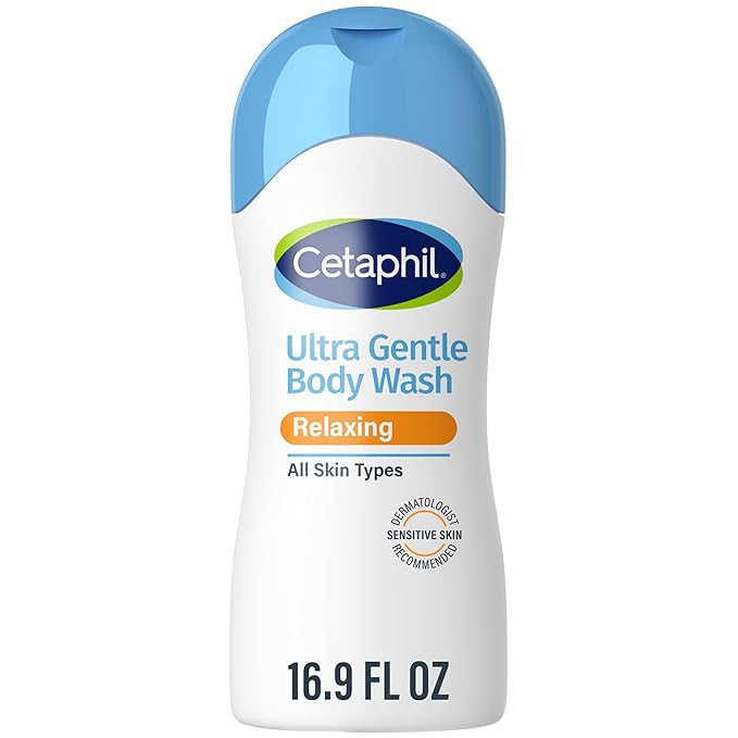 Cetaphil Ultra Gentle Relaxing Body Wash, For Dry to Normal, Sensitive Skin, 16.9oz, with Aloe Ve... | Amazon (US)