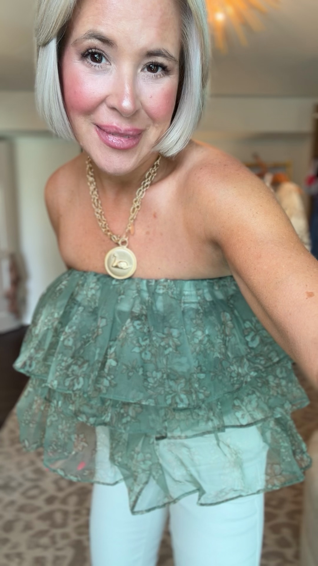 How cute is this top for spring?! So chic, dress up or down! 

women’s fashion, summer fashion, spring fashion, outfit inspo, everyday style, trendy outfits, vacation outfits 

#LTKootd #LTKOver40 #LTKSeasonal