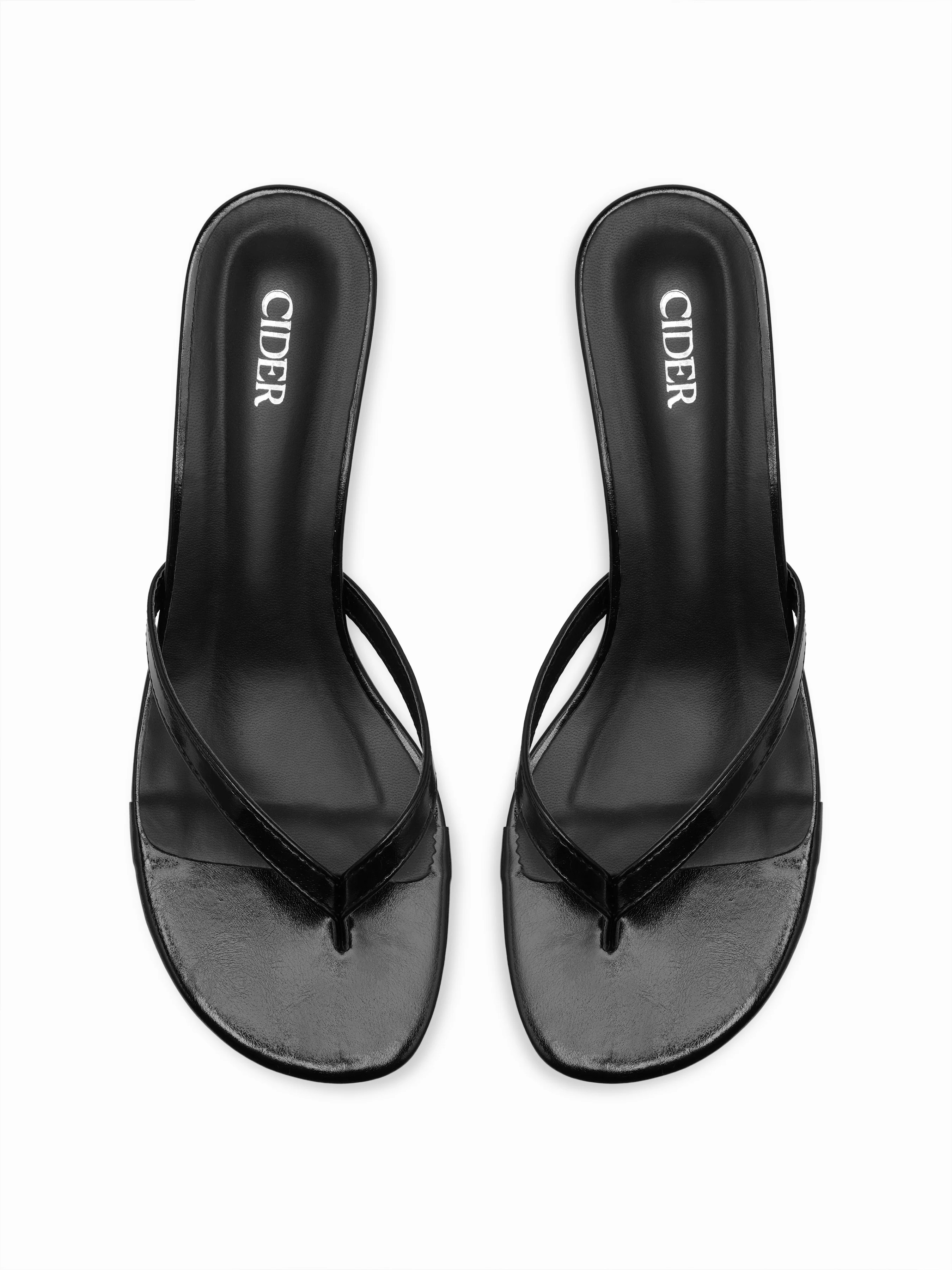 Flip-Flop Kitten Heel Sandalen | Cider
