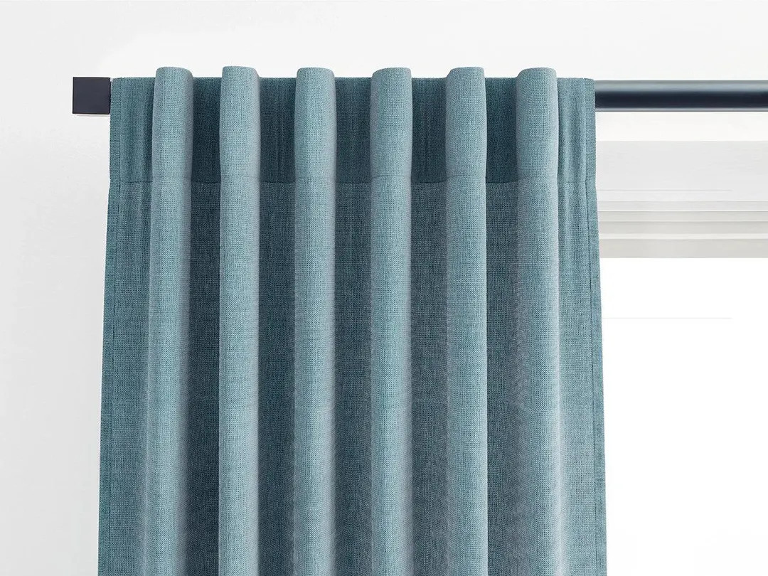 Sunbrella Outdoor Curtain: Weatherproof Tab Top, Back Tab, Rod Pocket - Etsy | Etsy (US)