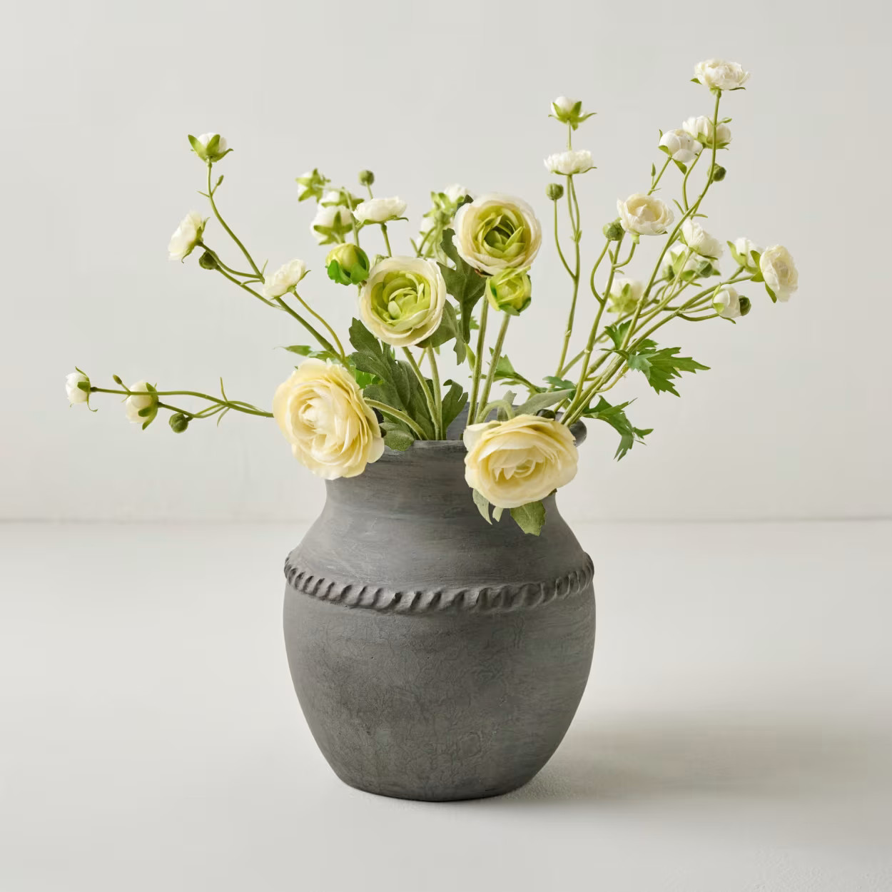 Camila Black Terracotta Vase | Magnolia