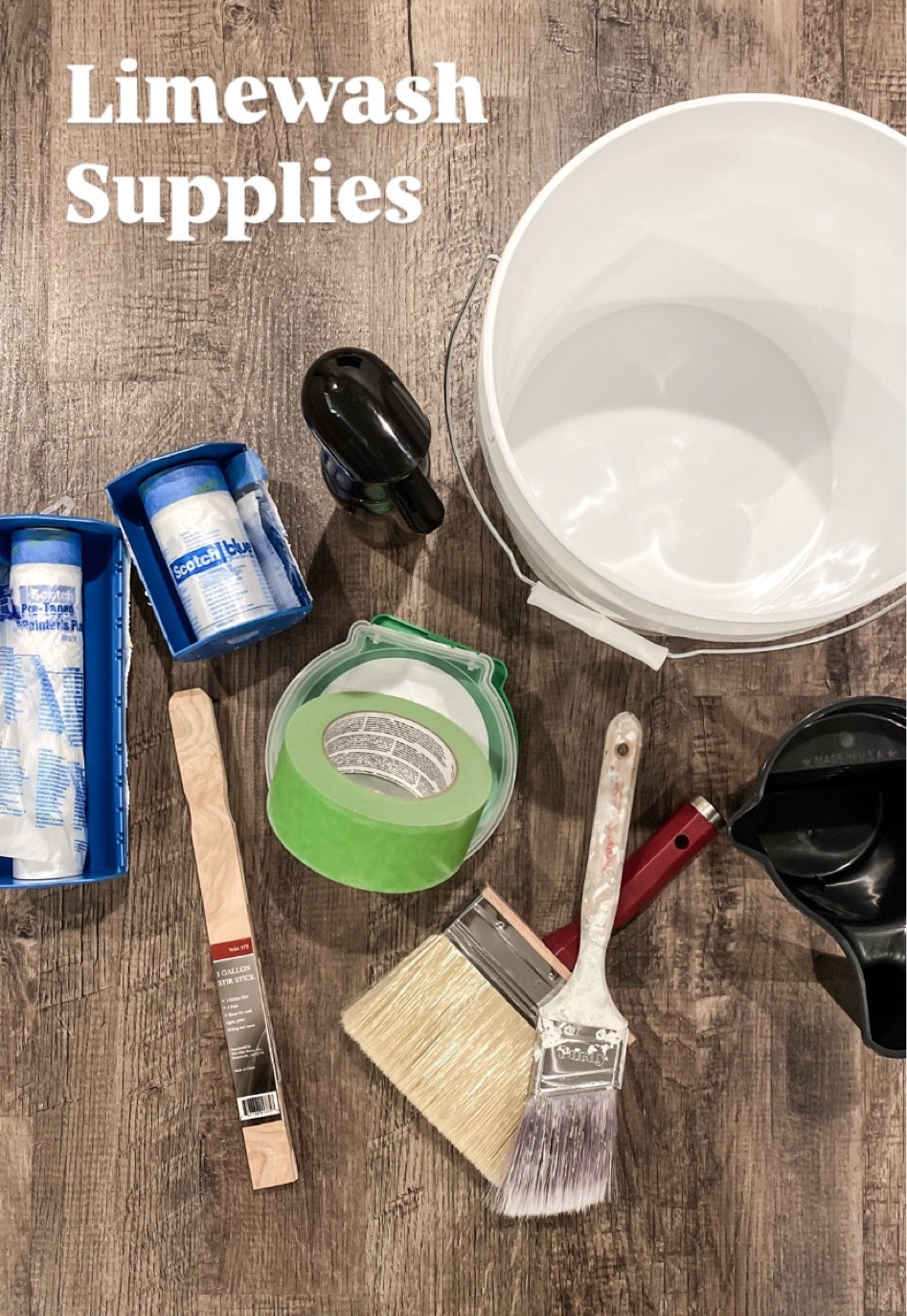 Limewash supplies 
Add to walls or fireplace
Walmart
Lime Wall Paint purchased through JH Wall Paints #103 & #104

#LTKHome