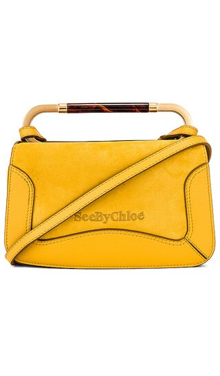 Ella Small Shoulder Bag in Misty Gold | Revolve Clothing (Global)