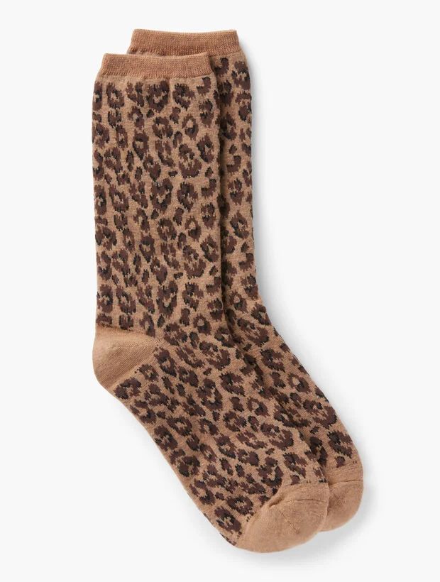 Fall Leopard Trouser Socks | Talbots