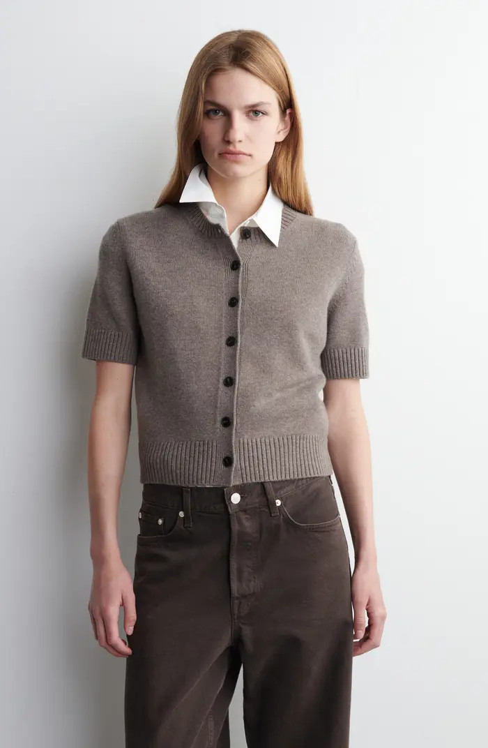 Celtis Short Sleeve Merino Wool Cardigan | Nordstrom