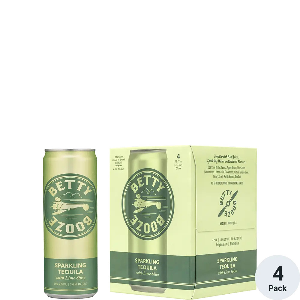 Betty Booze Sparkling Tequila With Lime Shiso | Total Wine