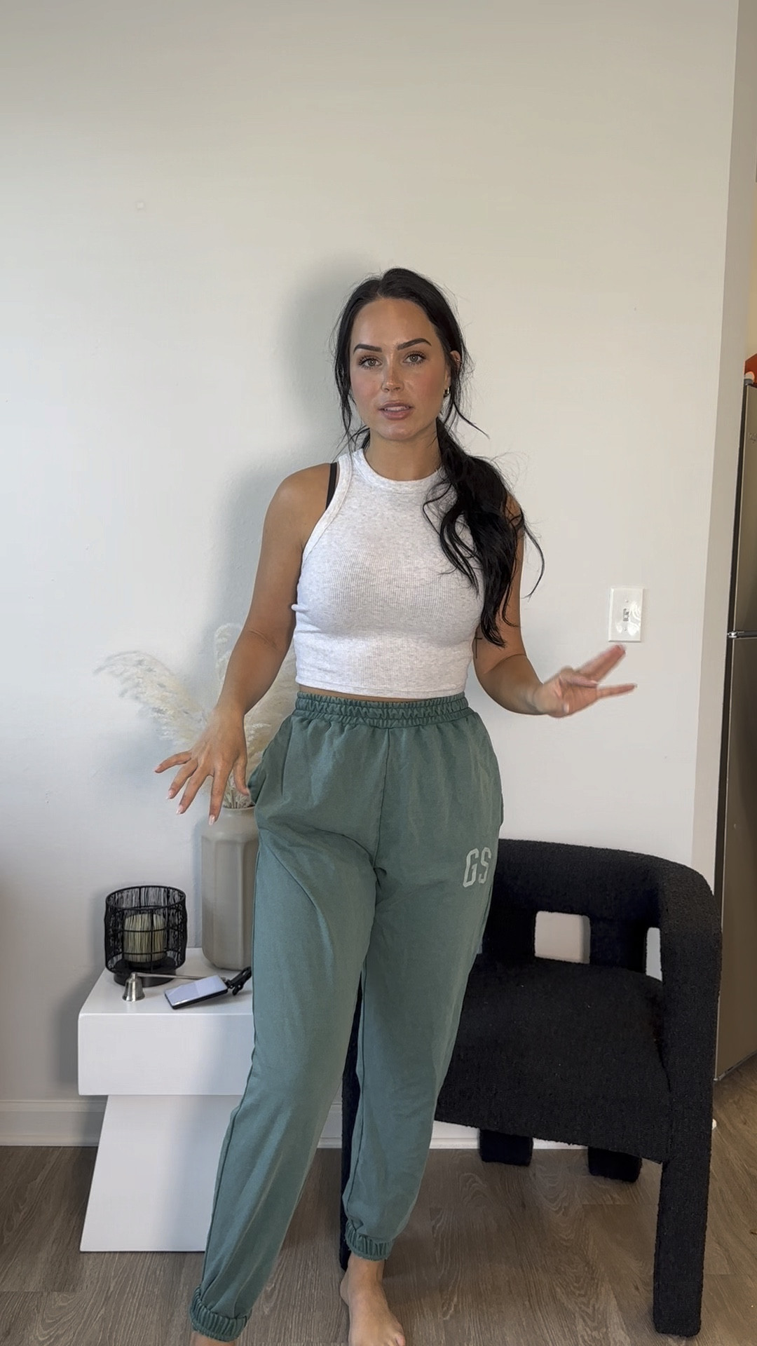 Gymshark discount green joggers