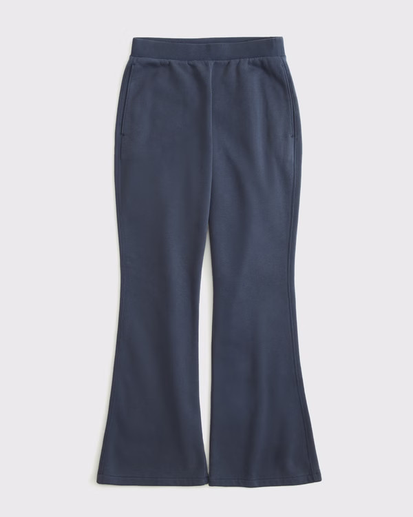 Women's High Rise Sunday Flare Sweatpant | Women's Bottoms | Abercrombie.com | Abercrombie & Fitch (US)