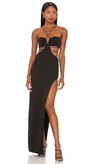 Triniteigh Maxi Dress in Black | Revolve Clothing (Global)
