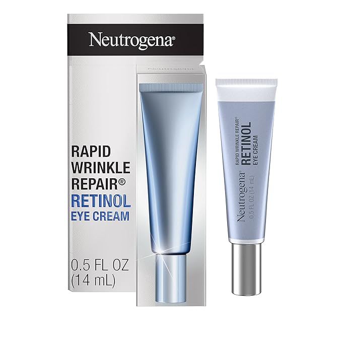 Neutrogena Rapid Wrinkle Repair Retinol Eye Cream for Dark Circles, Daily Anti-Aging Under Eye Cr... | Amazon (US)