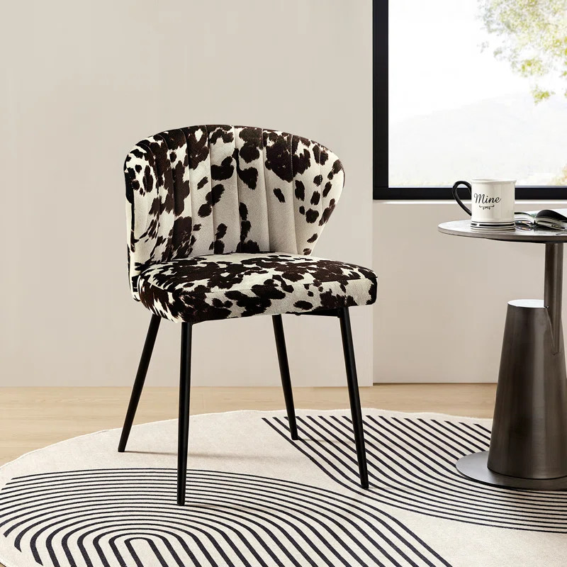 Euclid Velvet Accent Chair with Tufted Back | Wayfair North America