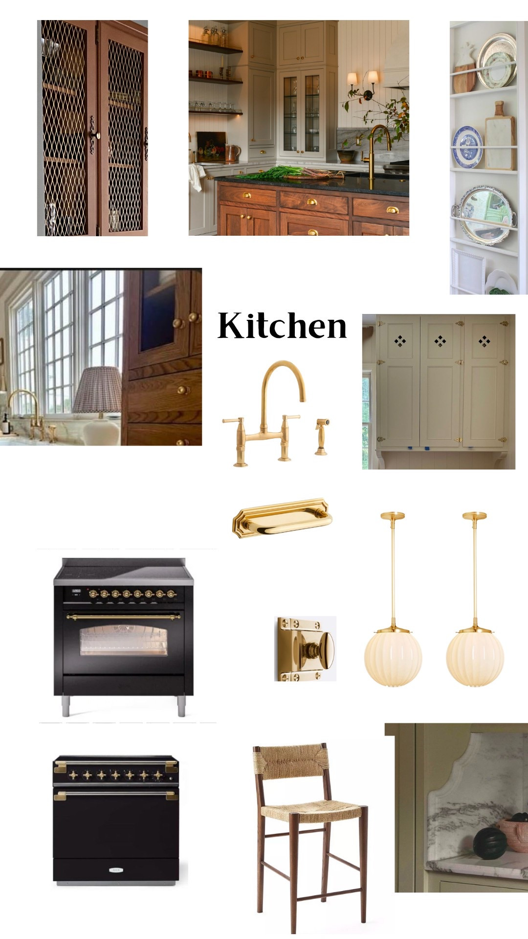 Rough sketch of the kitchen mood board! 

#LTKHome