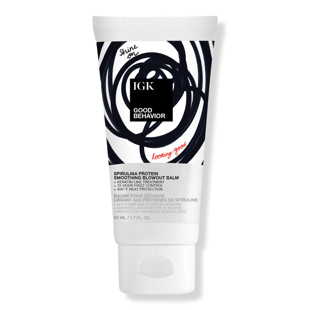 IGK Good Behavior Spirulina Protein Smoothing Blowout Balm - 1.7 oz | Ulta