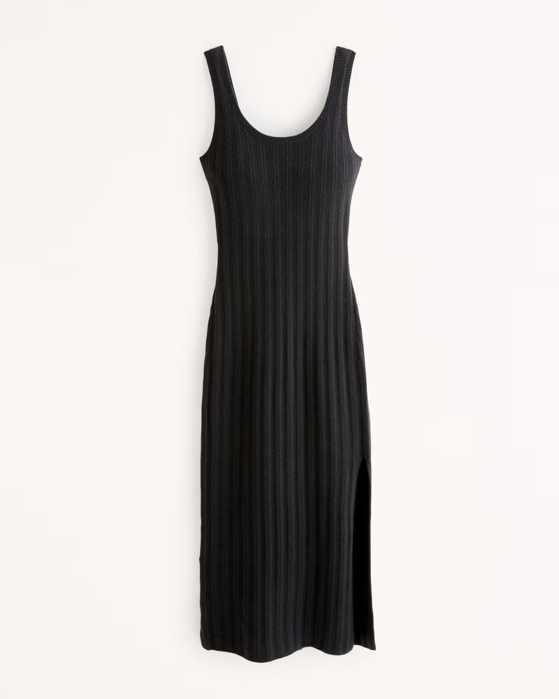 Women's Ribbed Midi Sweater Dress | Women's Clearance | Abercrombie.com | Abercrombie & Fitch (US)