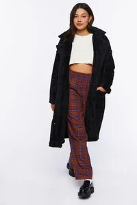 Fleece Longline Coat | Forever 21 (US)