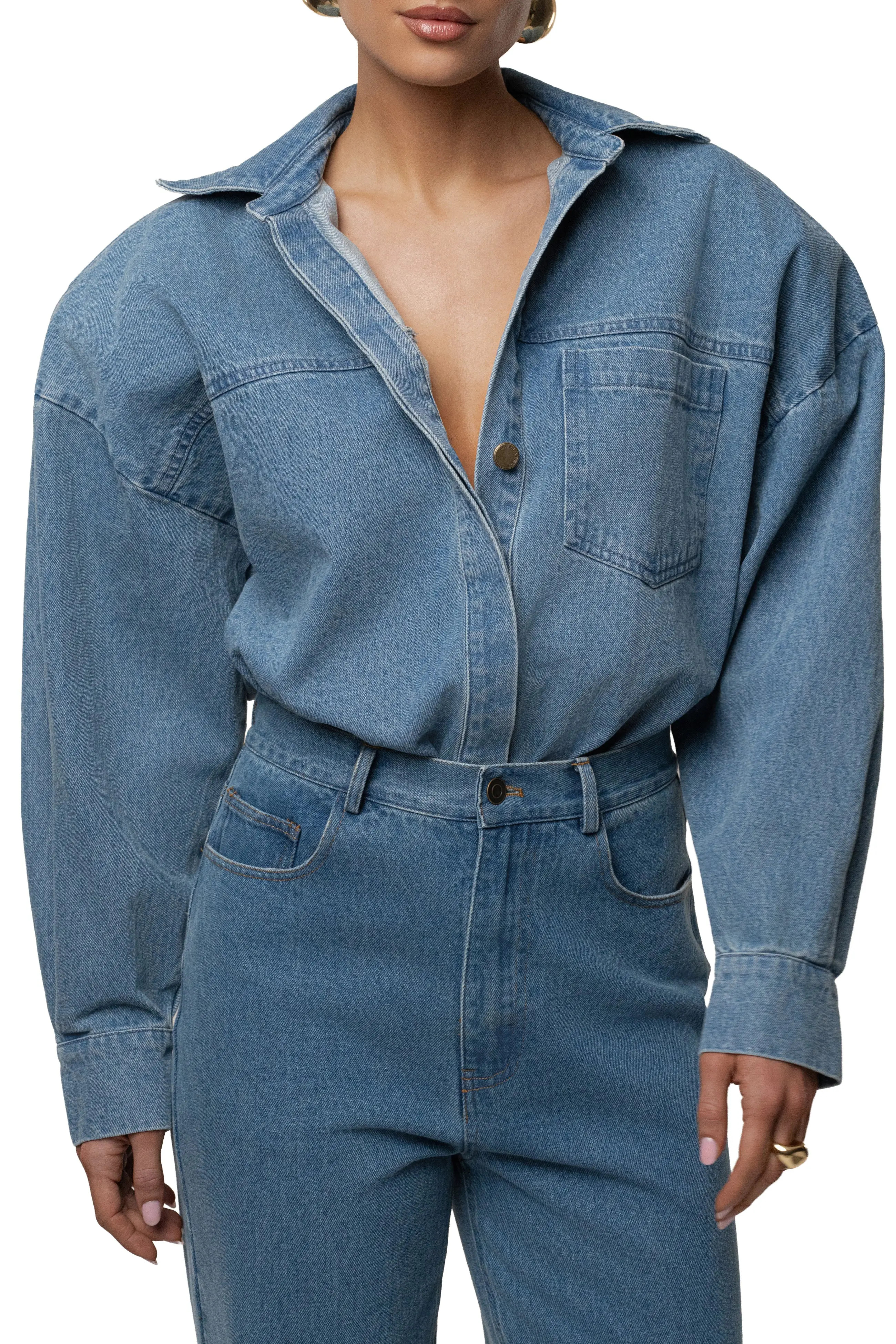 JLUXLABEL Unstoppable Bodysuit in Blue at Nordstrom, Size Large | Nordstrom