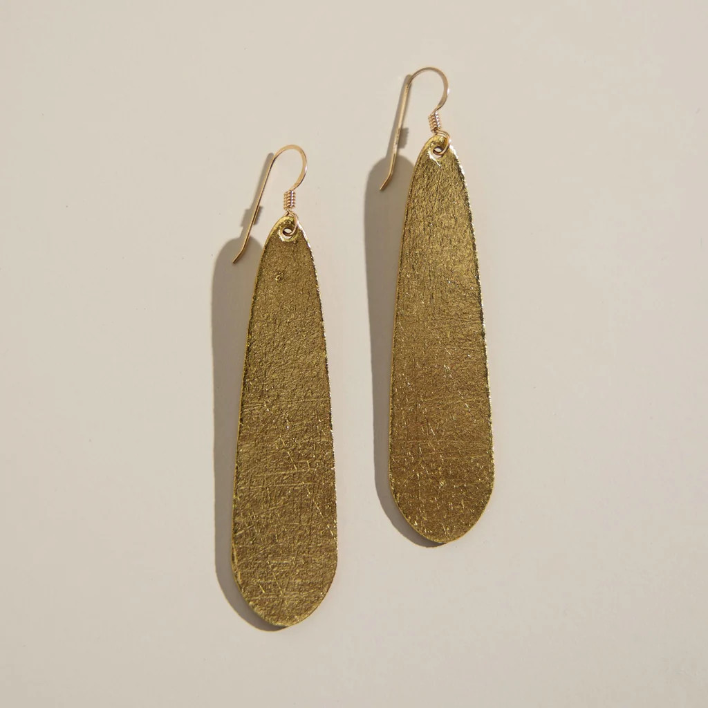 Vintage Gold Lilas | Nickel and Suede
