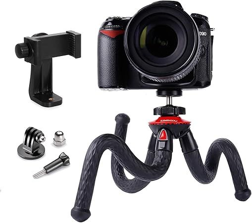 Lammcou Flexible Camera Tripod Vlogging Bendable Travel Octopus Gorilla Portable Mini Tripods for... | Amazon (US)