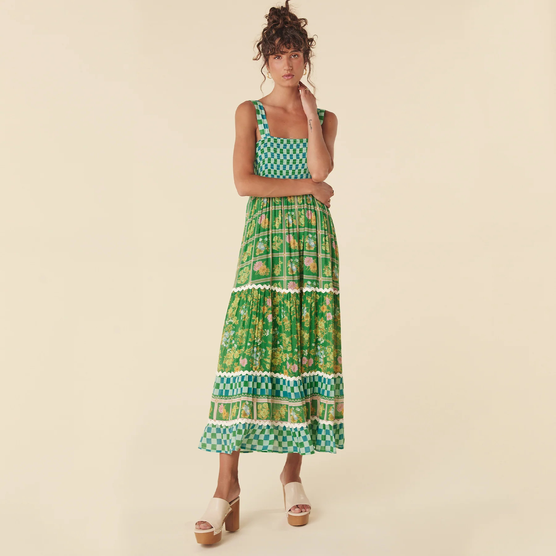 Flora Strappy Maxi Dress | Spell Designs (USA)