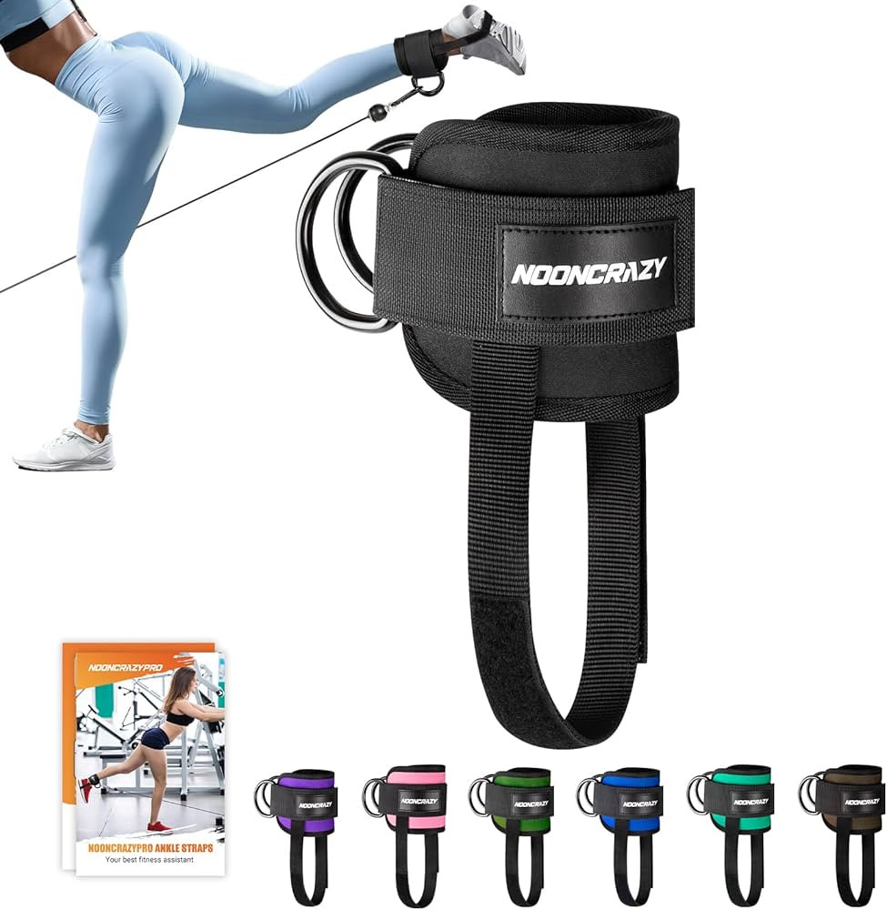 Ankle Strap for Cable Machine Women, Adjustable Gym Cable Ankle Straps for Kickbacks, Glute Worko... | Amazon (US)